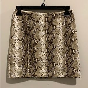 Snake Skin Skirt